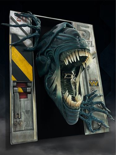 Aliens Escultura de Pared 1/2 Alien Queen 51 x 41 x 25 cm