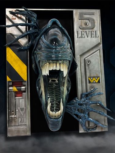 Aliens Escultura de Pared 1/2 Alien Queen 51 x 41 x 25 cm - Imagen 3