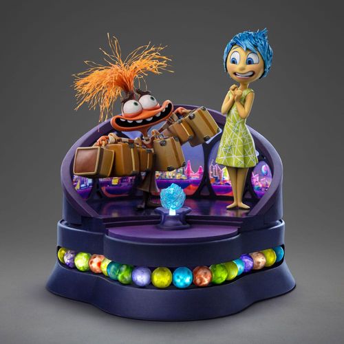 Inside Out 2 Estatua 1/10 Deluxe Art Scale Joy and Anxiety 26 cm - Imagen 6
