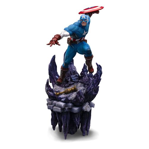 Marvel Estatua 1/10 Deluxe BDS Art Scale Captain America 34 cm - Imagen 7