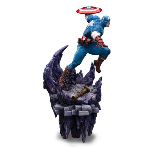 Marvel Estatua 1/10 Deluxe BDS Art Scale Captain America 34 cm - Imagen 6