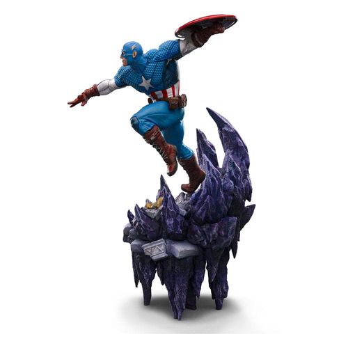 Marvel Estatua 1/10 Deluxe BDS Art Scale Captain America 34 cm - Imagen 4