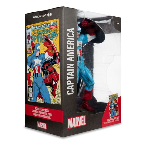 Marvel PVC Estatua PVC 1/6 Captain America (The Amazing Spider-Man #323) 28 cm - Imagen 4