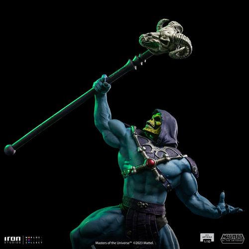 Masters of the Universe Estatua BDS Art Scale 1/10 Skeletor 28 cm - Imagen 10