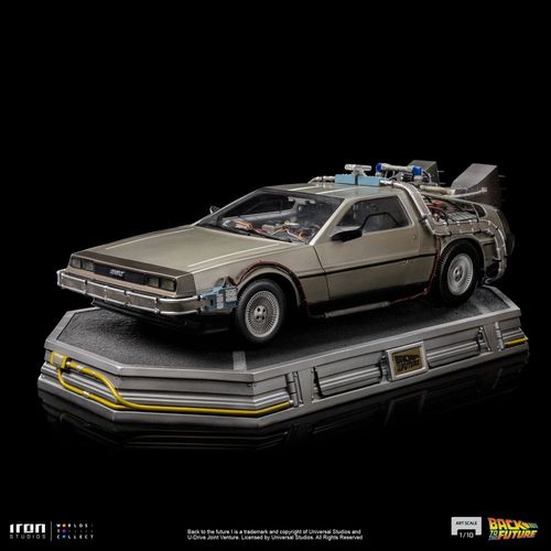 Regreso al Futuro Estatua 1/10 Art Scale DeLorean Full Set 23 cm - Imagen 14