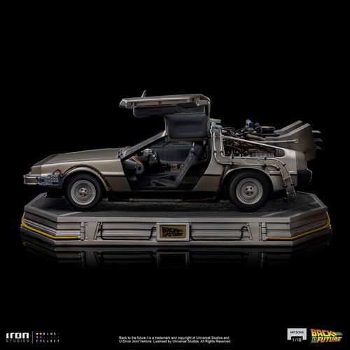Regreso al Futuro Estatua 1/10 Art Scale DeLorean Full Set 23 cm - Imagen 13