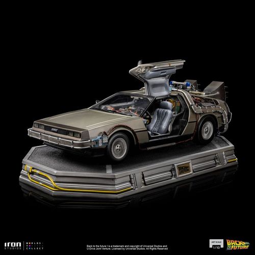 Regreso al Futuro Estatua 1/10 Art Scale DeLorean Full Set 23 cm - Imagen 12