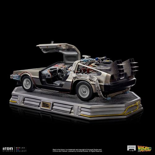Regreso al Futuro Estatua 1/10 Art Scale DeLorean Full Set 23 cm - Imagen 11