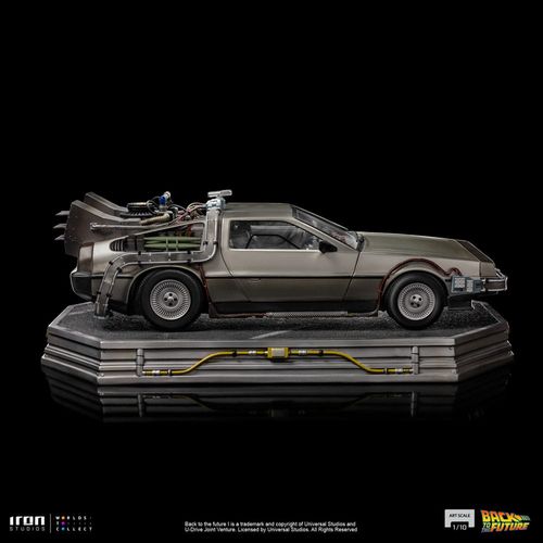 Regreso al Futuro Estatua 1/10 Art Scale DeLorean Full Set 23 cm - Imagen 9