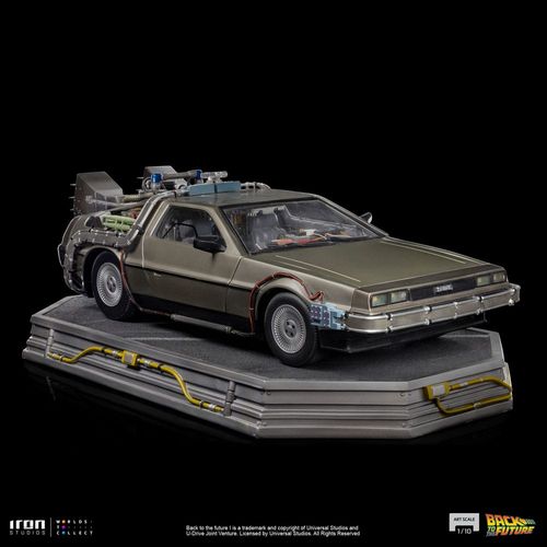 Regreso al Futuro Estatua 1/10 Art Scale DeLorean Full Set 23 cm - Imagen 8