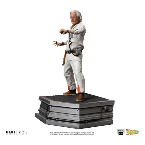 Regreso al Futuro Estatua 1/10 Art Scale Doc Brown 22 cm