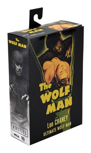 Universal Monsters Figura Ultimate The Wolf Man (Black & White) 18 cm - Imagen 2