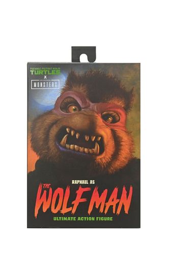 Universal Monsters x Teenage Mutant Ninja Turtles Figura Ultimate Raphael as The Wolfman 18 cm - Imagen 5