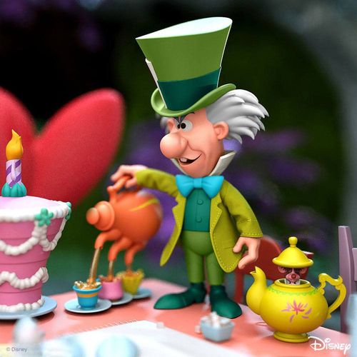 Alicia en el país de las maravillas Figura Disney Ultimates The Tea Time Mad Hatter 18 cm