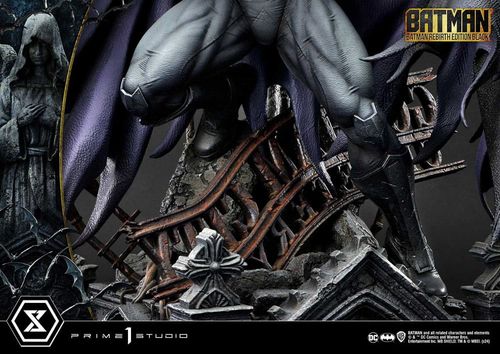 Batman Estatua Ultimate Premium Masterline Series 1/4 Batman Rebirth Edition Black Deluxe Bonus Version 71 cm - Imagen 16