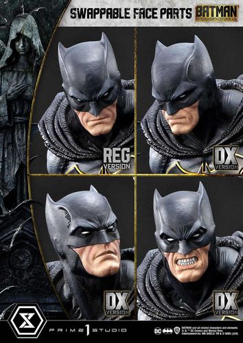 Batman Estatua Ultimate Premium Masterline Series 1/4 Batman Rebirth Edition Black Deluxe Bonus Version 71 cm - Imagen 21