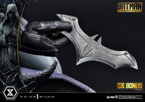 Batman Estatua Ultimate Premium Masterline Series 1/4 Batman Rebirth Edition Black Deluxe Bonus Version 71 cm - Imagen 12