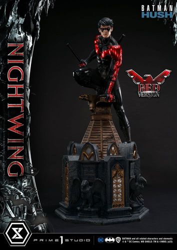 Batman Hush Estatua Nightwing Red Version 87 cm - Imagen 4