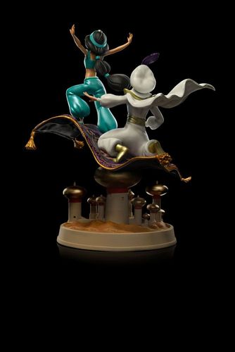 Disney Estatua 1/10 Art Scale Aladdin and Yasmine 30 cm - Imagen 4