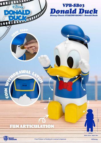 Disney Syaing Bang Hucha de vinilo Mickey and Friends Donald Duck 53 cm - Imagen 4