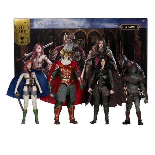 El Señor de los Anillos: la Guerra de los Rohirrim Pack de 4 Figuras 10 cm