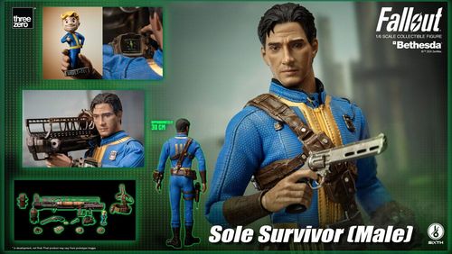 Fallout Figura FigZero 1/6 Sole Survivor (Male) 31 cm - Imagen 5