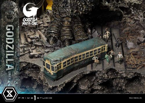 Godzilla Minus One Diorama Masterline Series Godzilla 2023 70 cm - Imagen 8
