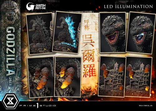 Godzilla Minus One Diorama Masterline Series Godzilla 2023 Bonus Version 70 cm - Imagen 3