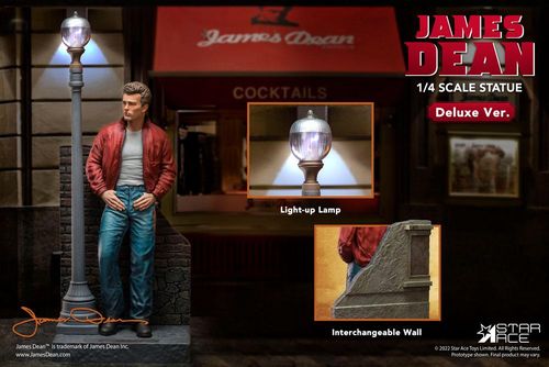 James Dean Estatua 1/4 Superb My Favourite Legend Series James Dean (Red jacket) Deluxe Ver. 52 cm - Imagen 2