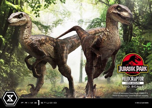 Jurassic Park Estatua Prime Collectibles 1/10 Velociraptor Open Mouth 19 cm - Imagen 9