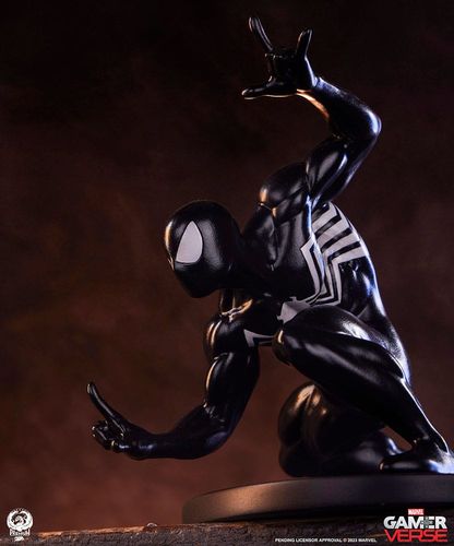 Marvel Gamerverse Classics Estatua PVC 1/10 Spider-Man (Black Suit Edition) 13 cm - Imagen 4