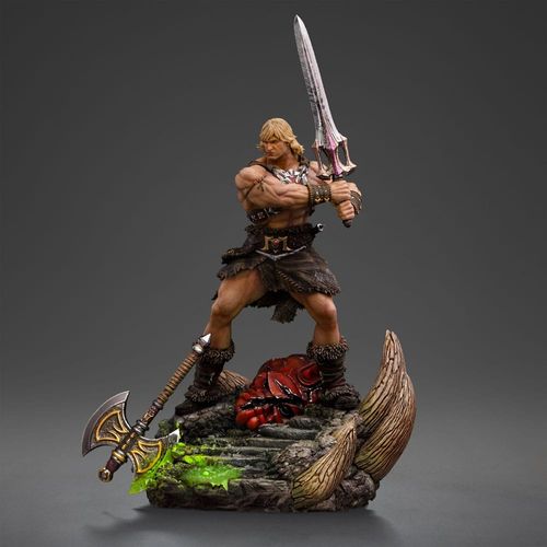Masters of the Universe Estatua 1/10 Deluxe Art Scale He-Man Unleashed 34 cm - Imagen 6
