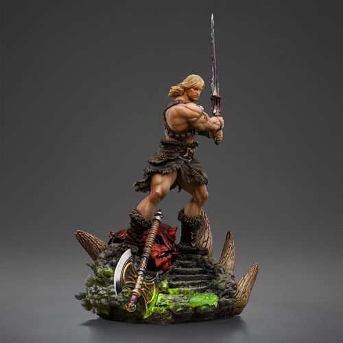Masters of the Universe Estatua 1/10 Deluxe Art Scale He-Man Unleashed 34 cm - Imagen 5