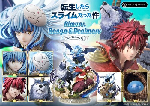 That Time I Got Reincarnated as a Slime Concept Masterline Series Estatua 1/6 Rimuru, Ranga and Benimaru Deluxe Bonus Version 59 cm - Imagen 11