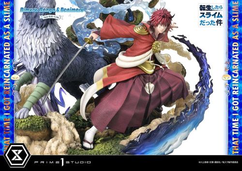 That Time I Got Reincarnated as a Slime Concept Masterline Series Estatua 1/6 Rimuru, Ranga and Benimaru Deluxe Bonus Version 59 cm - Imagen 8
