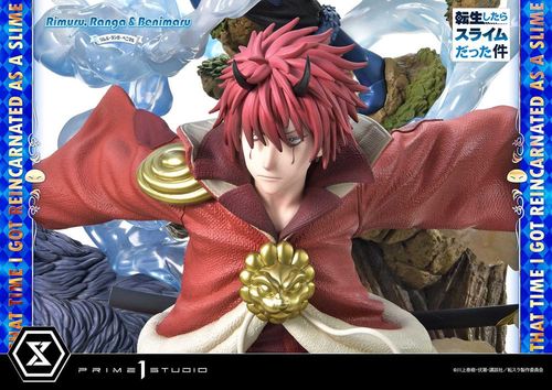 That Time I Got Reincarnated as a Slime Concept Masterline Series Estatua 1/6 Rimuru, Ranga and Benimaru Deluxe Bonus Version 59 cm - Imagen 9