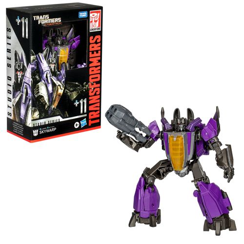 Transformers Studio Series Voyager Class War for Cybertron 11 Skywarp 6.5-Inch Action Figure