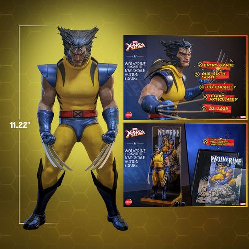 Marvel X-Men Figura 1/6 Wolverine Unmasked 28 cm - Imagen 6