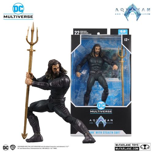 Aquaman y el Reino Perdido Figura DC Multiverse Aquaman with Stealth Suit 18 cm