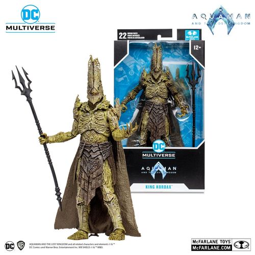 Aquaman y el Reino Perdido Figura DC Multiverse King Kordax 18 cm