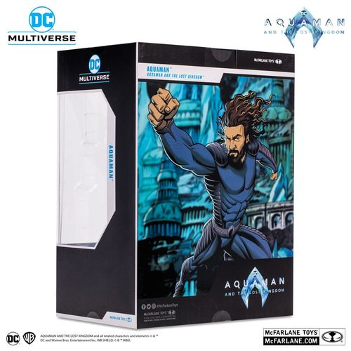Aquaman y el Reino Perdido Figura Megafig DC Multiverse Aquaman 30 cm - Imagen 4