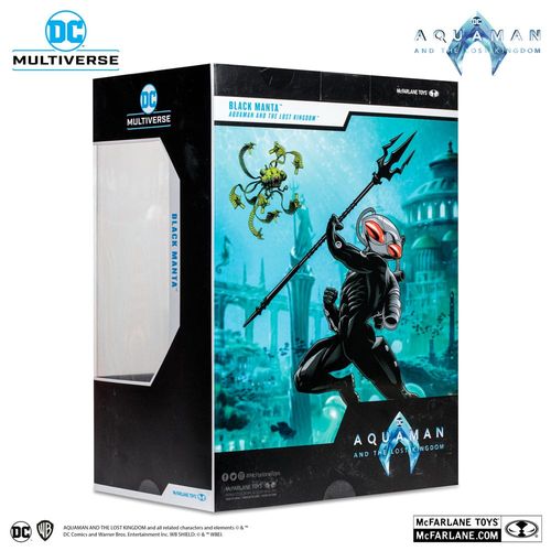 Aquaman y el Reino Perdido Figura Megafig DC Multiverse Black Manta 30 cm - Imagen 4