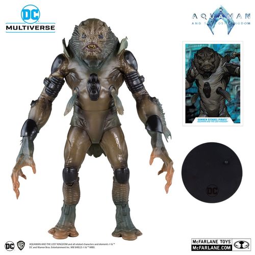 Aquaman y el Reino Perdido Figura Megafig DC Multiverse Sunken Citadel Pirate 30 cm - Imagen 3