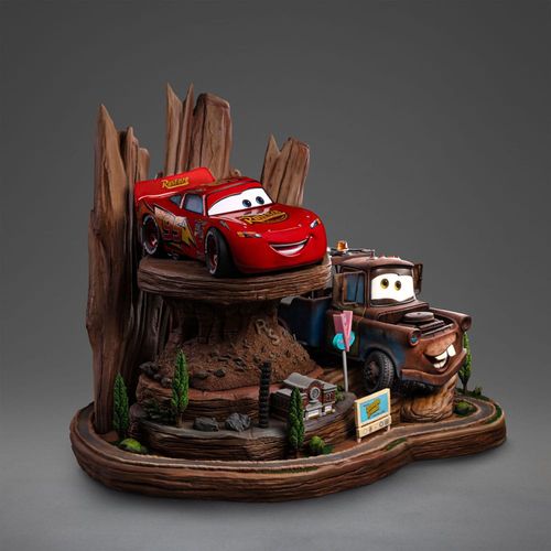 Cars Estatua 1/10 Deluxe Art Scale Lightning Mcqueen & Mate 31 cm - Imagen 7