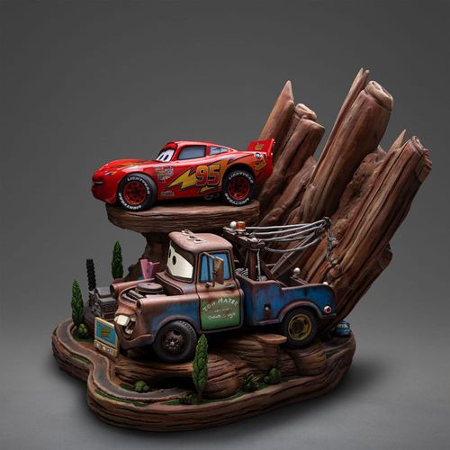 Cars Estatua 1/10 Deluxe Art Scale Lightning Mcqueen & Mate 31 cm - Imagen 5