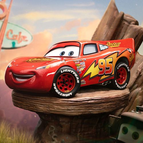 Cars Estatua 1/10 Deluxe Art Scale Lightning Mcqueen & Mate 31 cm - Imagen 4