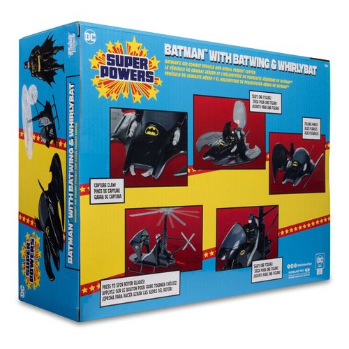 DC Direct Figuras Super Powers Paquete de 3 Batman (Black Suit), The ...