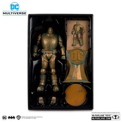 DC Multiverse 7" – Batman Corazzato (Il Ritorno Del Cavaliere Oscuro) Versione Patina, Etichetta Oro
