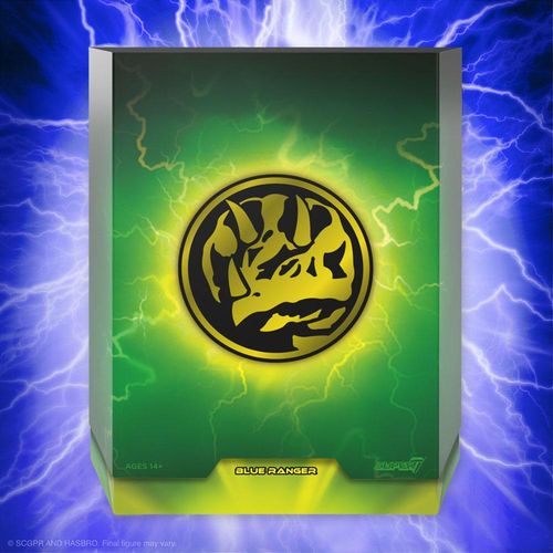 Mighty Morphin Power Rangers Galácticos Figura Ultimates Blue Ranger 18 cm - Imagen 3