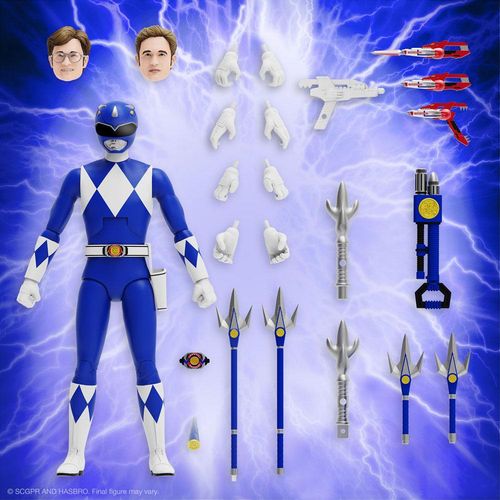 Mighty Morphin Power Rangers Galácticos Figura Ultimates Blue Ranger 18 cm